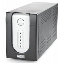 ИБП Powercom IMP-1500AP 1500VA/ 900W, AVR, 4 поддерживающие + 2 фильтрующие IEC320-C13, USB, RJ-45 (Аккумулятор 2*12В/ 7.2Ач)